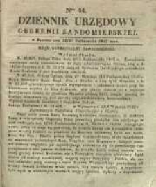 Dziennik Urzędowy Gubernii Sandomierskiej, 1842, nr 44