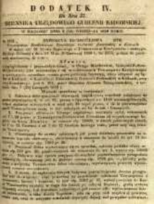 Dziennik Urzędowy Gubernii Radomskiej, 1850, nr 37, dod. IV