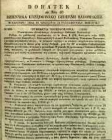 Dziennik Urzędowy Gubernii Radomskiej, 1850, nr 40, dod. I