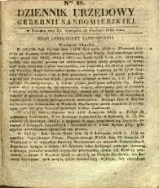 Dziennik Urzędowy Gubernii Sandomierskiej, 1842, nr 49