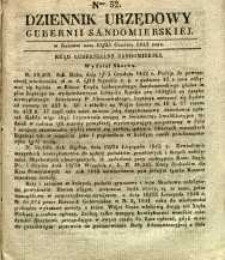 Dziennik Urzędowy Gubernii Sandomierskiej, 1842, nr 52