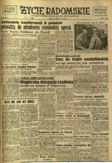 Życie Radomskie, 1948, nr 167