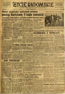 Życie Radomskie, 1948, nr 181