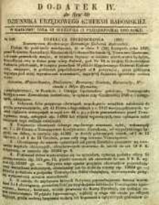 Dziennik Urzędowy Gubernii Radomskiej, 1850, nr 40, dod. IV