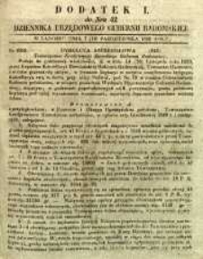 Dziennik Urzędowy Gubernii Radomskiej, 1850, nr 42, dod. I