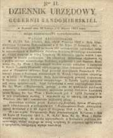 Dziennik Urzędowy Gubernii Sandomierskiej, 1843, nr 11