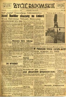 Życie Radomskie, 1948, nr 190