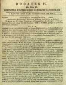 Dziennik Urzędowy Gubernii Radomskiej, 1850, nr 43, dod. IV