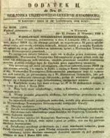 Dziennik Urzędowy Gubernii Radomskiej, 1850, nr 48, dod. II