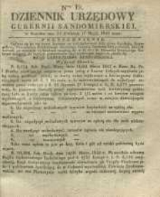 Dziennik Urzędowy Gubernii Sandomierskiej, 1843, nr 19