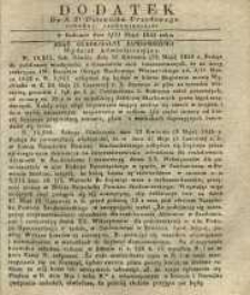 Dziennik Urzędowy Gubernii Sandomierskiej, 1843, nr 21, dod.