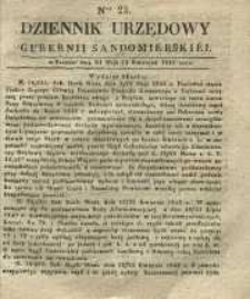 Dziennik Urzędowy Gubernii Sandomierskiej, 1843, nr 23
