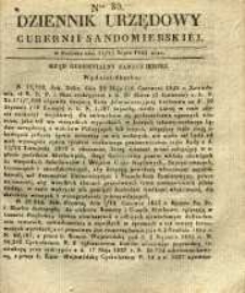 Dziennik Urzędowy Gubernii Sandomierskiej, 1843, nr 30