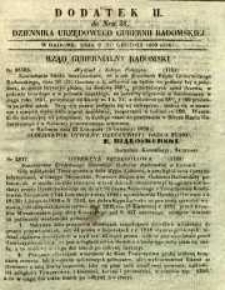 Dziennik Urzędowy Gubernii Radomskiej, 1850, nr 51, dod. II