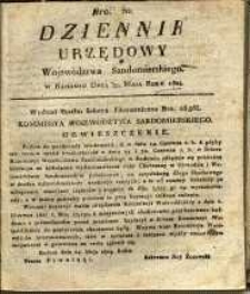 Dziennik Urzędowy Województwa Sandomierskiego, 1824, nr 20