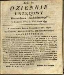 Dziennik Urzędowy Województwa Sandomierskiego, 1824, nr 20