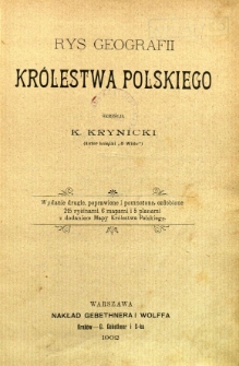 Rys geografii Królestwa Polskiego