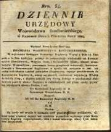 Dziennik Urzędowy Województwa Sandomierskeigo, 1824, nr 34