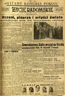 Życie Radomskie, 1948, nr 234