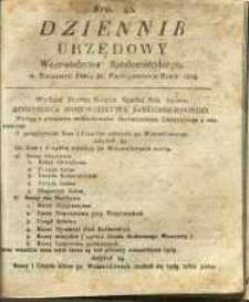 Dziennik Urzędowy Województwa Sandomierskeigo, 1824, nr 42