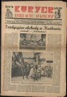 Kuryer Literacko Naukowy, 1932, R. 9, nr 22