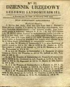 Dziennik Urzędowy Gubernii Sandomierskiej, 1843, nr 32