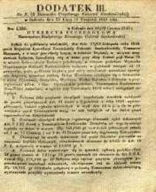 Dziennik Urzędowy Gubernii Sandomierskiej, 1843, nr 32, dod. III