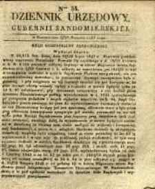 Dziennik Urzędowy Gubernii Sandomierskiej, 1843, nr 34