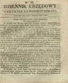 Dziennik Urzędowy Gubernii Sandomierskiej, 1843, nr 35