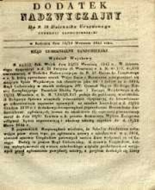 Dziennik Urzędowy Gubernii Sandomierskiej, 1843, nr 39, dod. nadzwyczajny