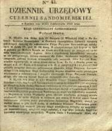 Dziennik Urzędowy Gubernii Sandomierskiej, 1843, nr 43
