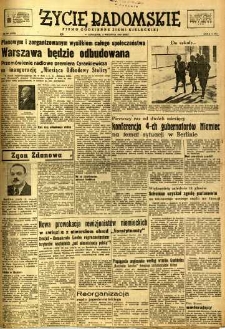 Życie Radomskie, 1948, nr 242