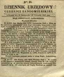 Dziennik Urzędowy Gubernii Sandomierskiej, 1843, nr 46
