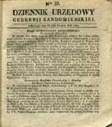 Dziennik Urzędowy Gubernii Sandomierskiej, 1843, nr 52