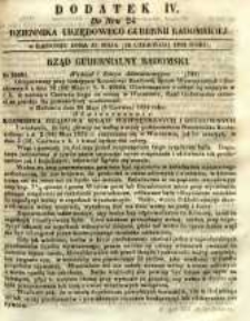Dziennik Urzędowy Gubernii Radomskiej, 1852, nr 24, dod. IV