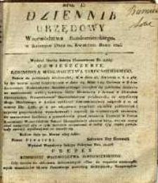 Dziennik Urzędowy Województwa Sandomierskiego, 1825, nr 15