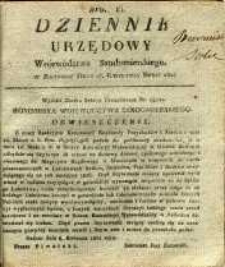 Dziennik Urzędowy Województwa Sandomierskiego, 1825, nr 16
