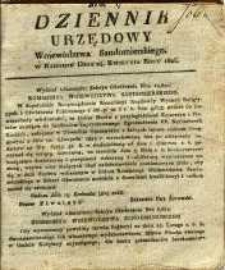 Dziennik Urzędowy Województwa Sandomierskiego, 1825, nr 17