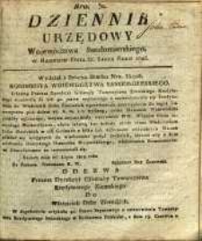 Dziennik Urzędowy Województwa Sandomierskiego, 1825, nr 31