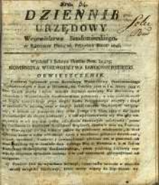 Dziennik Urzędowy Województwa Sandomierskiego, 1825, nr 34