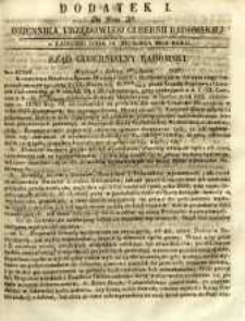 Dziennik Urzędowy Gubernii Radomskiej, 1852, nr 30, dod. I