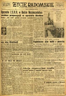 Życie Radomskie, 1948, nr 297