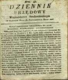 Dziennik Urzędowy Województwa Sandomierskiego, 1825, nr 42