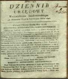 Dziennik Urzędowy Województwa Sandomierskiego, 1825, nr 45