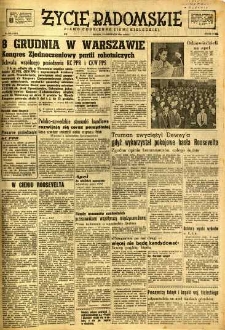 Życie Radomskie, 1948, nr 305
