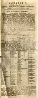Dziennik Urzędowy Gubernii Radomskiej, 1852, nr 33, dod. I