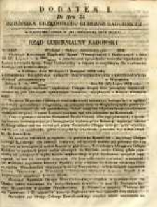 Dziennik Urzędowy Gubernii Radomskiej, 1852, nr 34, dod. I