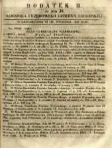 Dziennik Urzędowy Gubernii Radomskiej, 1852, nr 39, dod. II