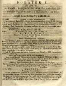 Dziennik Urzędowy Gubernii Radomskiej, 1852, nr 41, dod. I