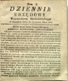 Dziennik Urzędowy Województwa Sandomierskiego, 1827, nr 3